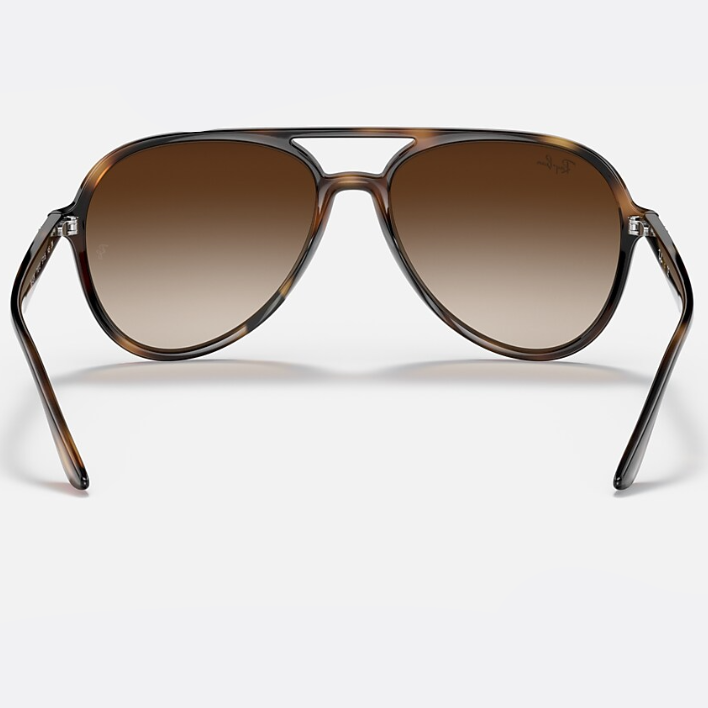 Ray Ban Men Pilot Frame Polished Havana Sunglasses