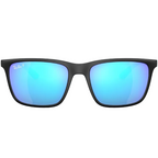 Ray Ban Men Rectangle Frame Polished Matte Black Sunglasses