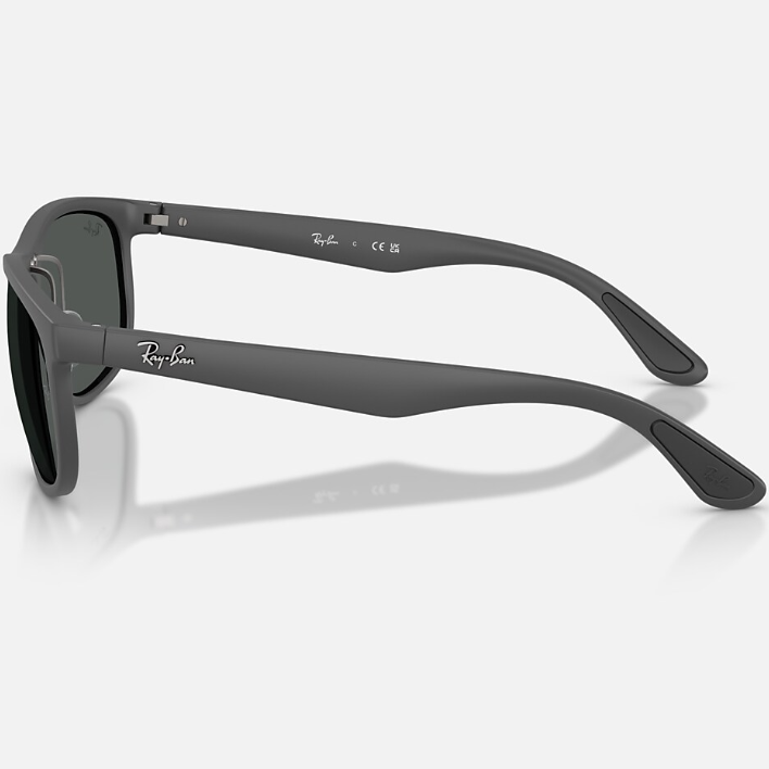 Ray Ban Men Square Frame Matte Sand Grey Sunglasses