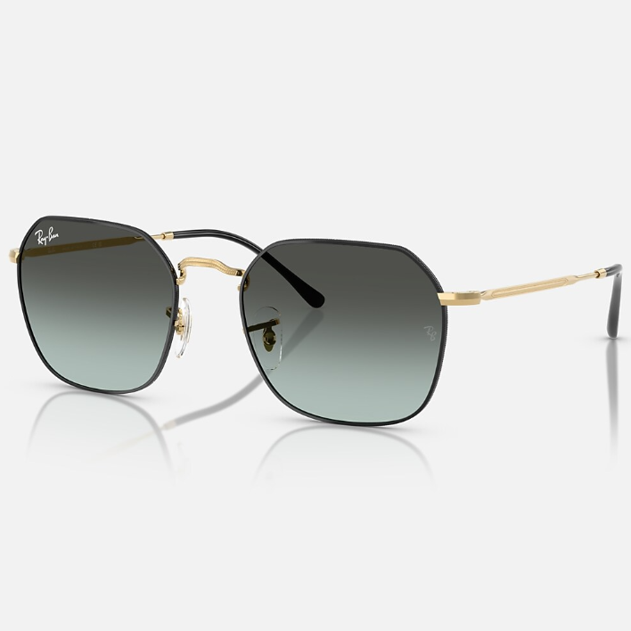 Ray Ban Men Irregular Frame Dusty Arista Gold Sunglasses