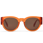 Louis Vuitton Men Round Frame Orange Sunglasses