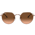 Ray Ban Men Irregular Frame Polished Copper Sunglasses