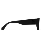Louis Vuitton Men Square Frame Shiny Deep Black Sunglasses