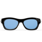 Louis Vuitton Men Round Sqaure Frame Shiny Dusty Black Sunglasses