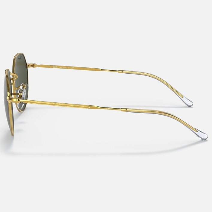 Ray Ban Men Irregular Frame Deep Gold Sunglasses