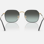 Ray Ban Men Irregular Frame Dusty Arista Gold Sunglasses