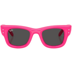 Ray Ban Men Square Frame Polished Pink  Sunglasses