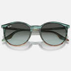 Ray Ban Men Phantos Frame Polished Striped Blue & Green Sunglasses