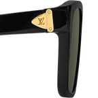 Louis Vuitton Men Sqaure Frame Jode Black Sunglasses