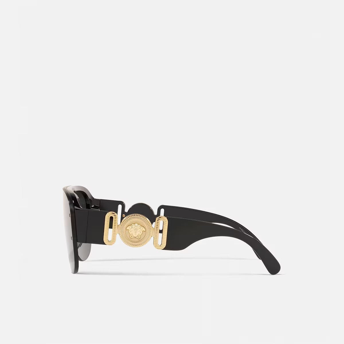 Versace Men Mask Frame Black Sunglasses