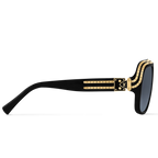 Louis Vuitton Men Pilot Frame Smoky Black Sunglasses