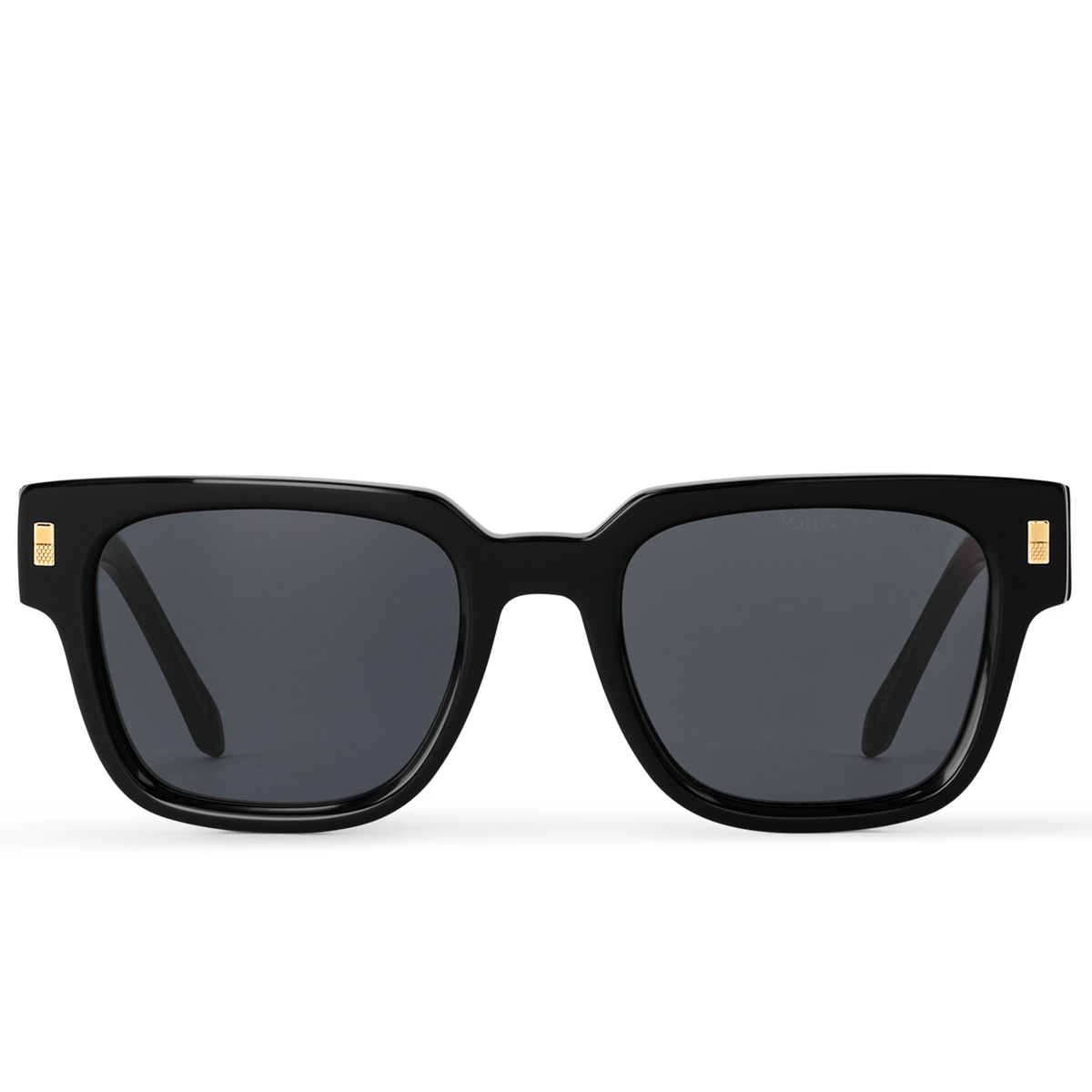 Louis Vuitton Men Sqaure Frame Ink Black Sunglasses