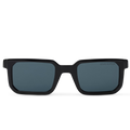 Louis Vuitton Men Square Frame Shiny Soft Black Sunglasses
