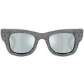 Ray Ban Men Square Frame Slate Black Sunglasses