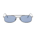 Prada Men Rctangular Frame Lead Gray Sunglasses