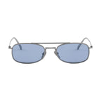 Prada Men Rctangular Frame Lead Gray Sunglasses