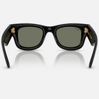Ray Ban Men Square Frame Slate Black Sunglasses