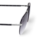 Louis Vuitton Men Pilot Frame Shiny Gunmetal Sunglasses