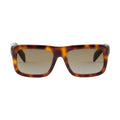 Prada Men Rectangular Frame Classic Tortoiseshell Sunglasses