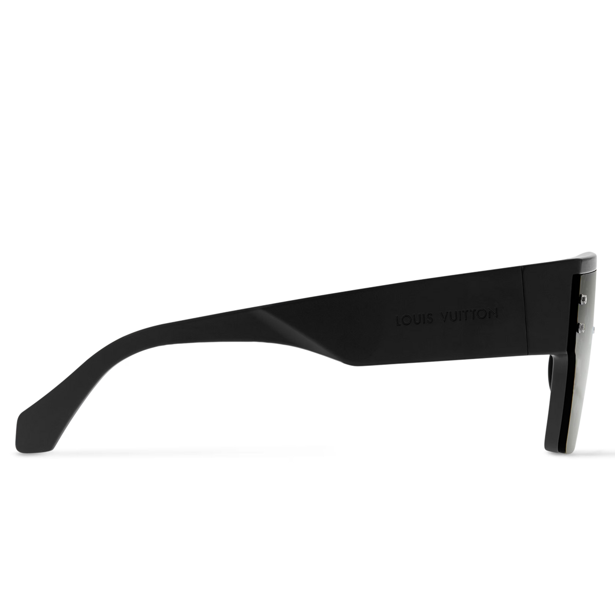 Louis Vuitton Men Mask Frame Matte Black Sunglasses