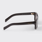 Prada Men Rectangular Frame Cigar Brown Sunglasses