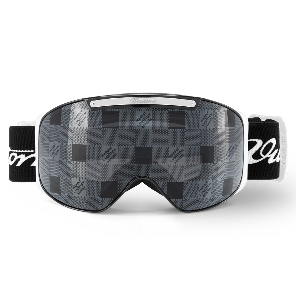 Louis Vuitton Men Mask Frame Deep Black Sunglasses