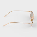 Prada Men Rctangular Frame Gold Sunglasses