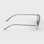 Prada Men Rctangular Frame Lead Gray Sunglasses