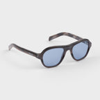 Prada Men Pilot Frame Iolite Horn Sunglasses