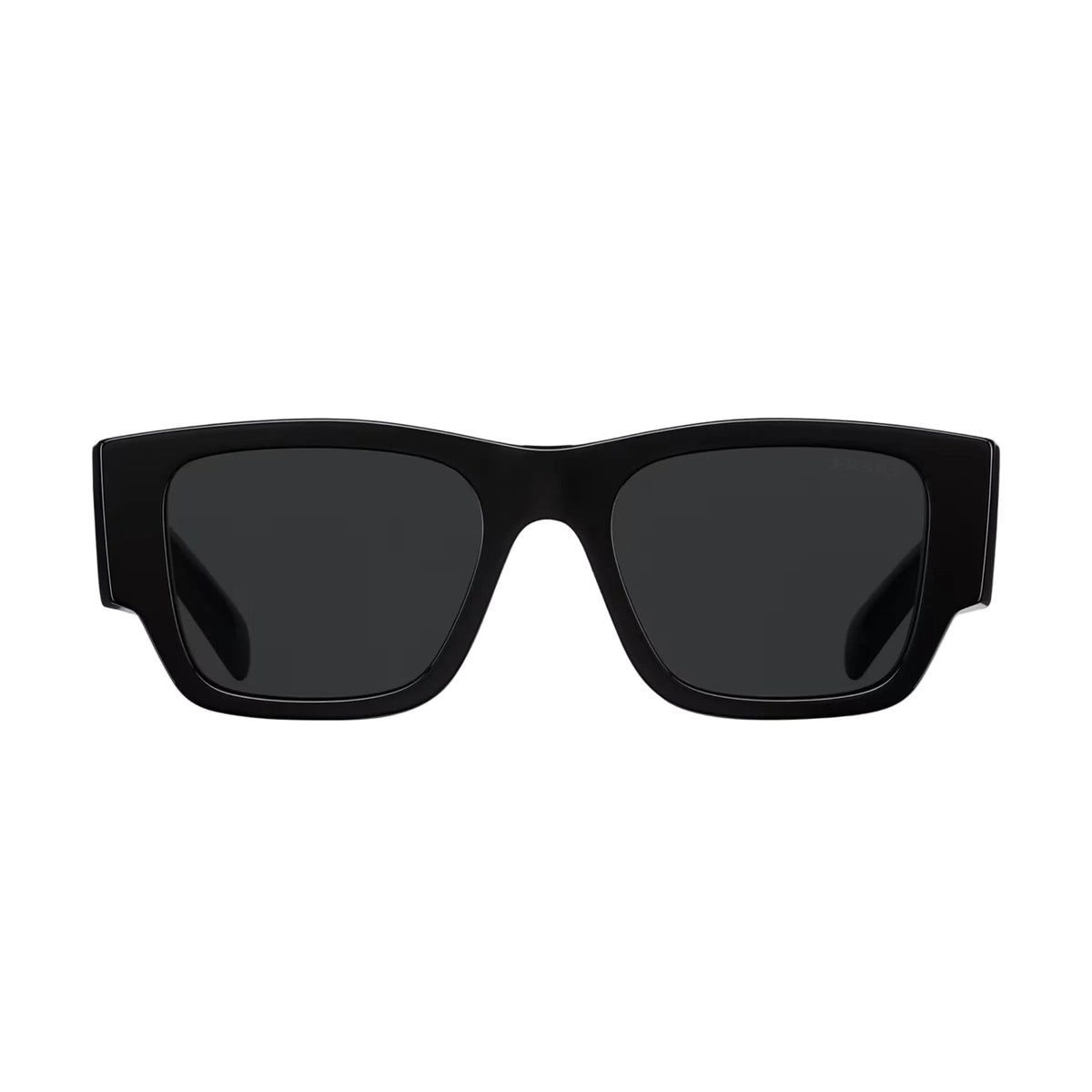 Prada Men Square Frame Dusty Black Sunglasses