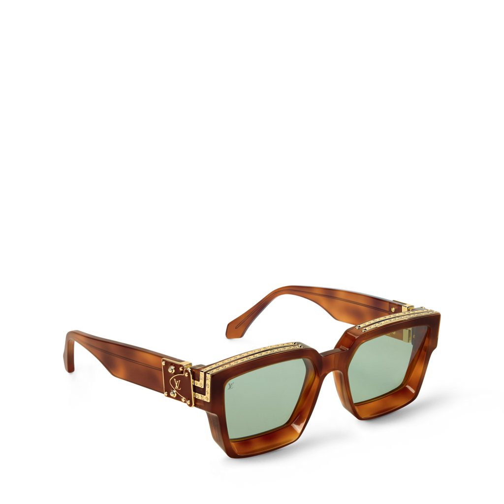 Louis Vuitton Men Square Frame Brwon Sunglasses