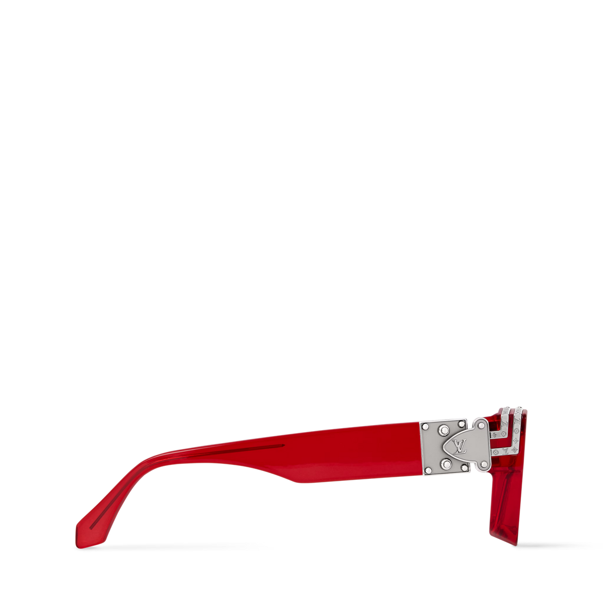 Louis Vuitton Men Square Frame Red Sunglasses
