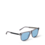 Louis Vuitton Men Square Frame Transparent Grey Sunglasses