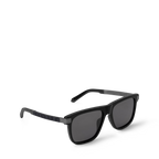 Louis Vuitton Men Square Frame Dusty Black Sunglasses