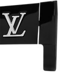 Louis Vuitton Men Square Frame Matt Shiny Black Sunglasses