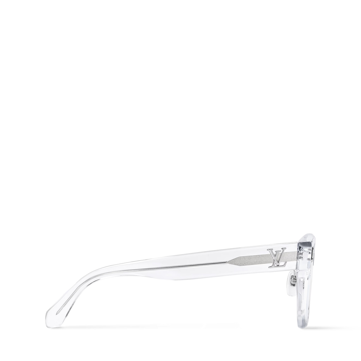 Louis Vuitton Men Square Frame White Sunglasses