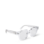 Louis Vuitton Men Square Frame White Sunglasses
