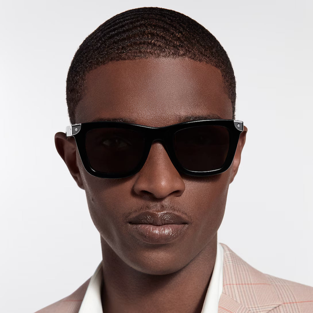 Louis Vuitton Men Heritage Square Black Sunglasses