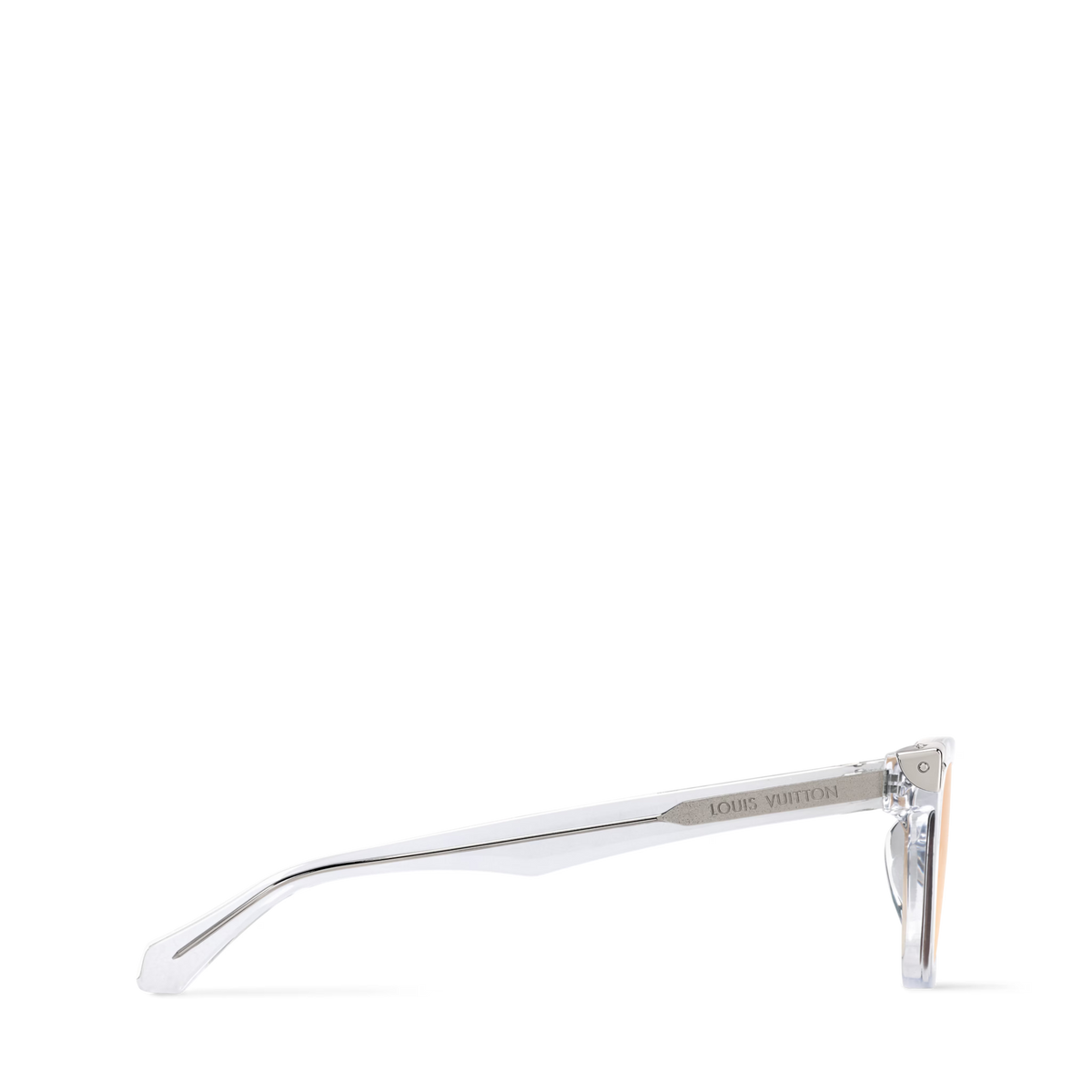 Louis Vuitton Men Square Frame Transparent Sunglasses