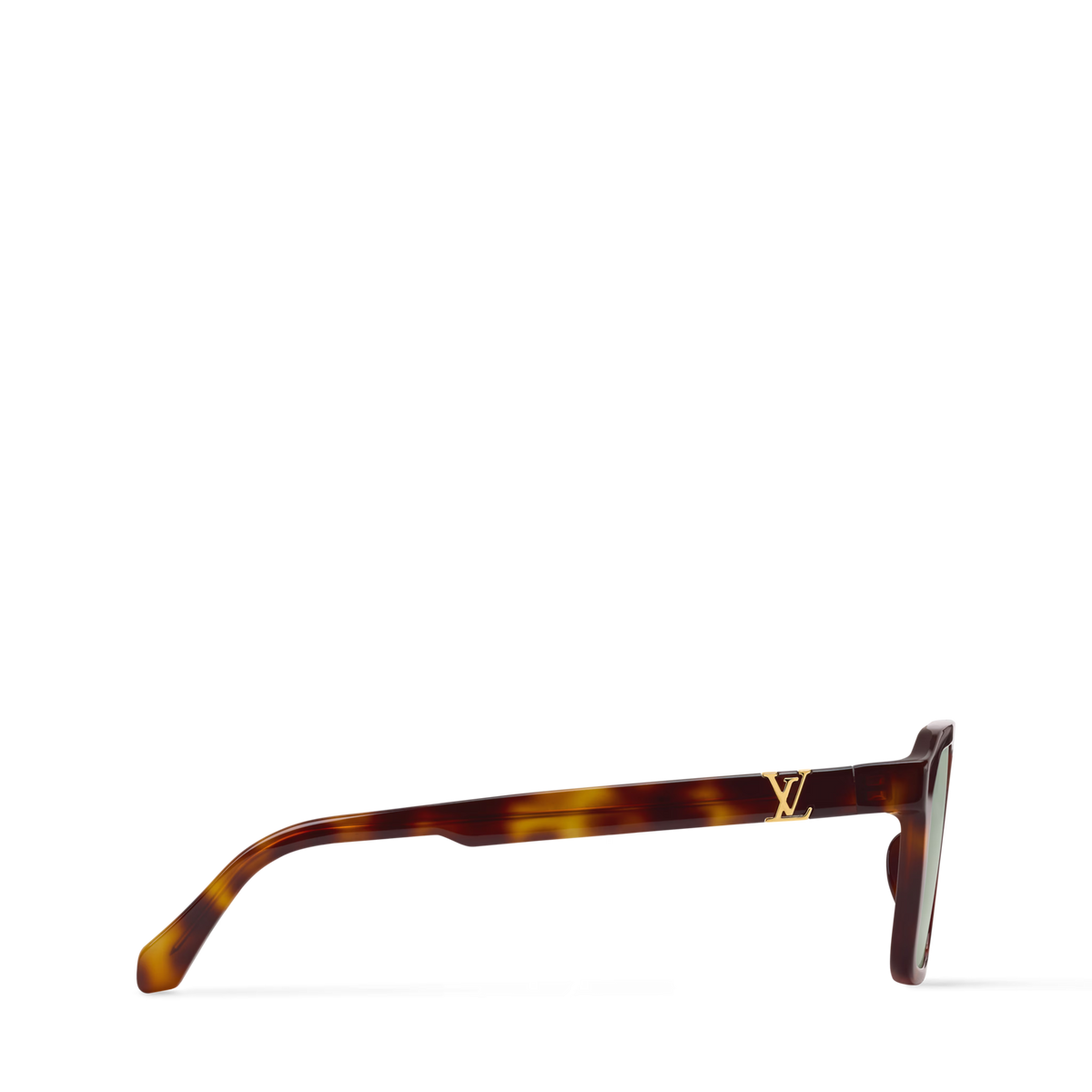 Louis Vuitton Men Square Frame Tortoise Sunglasses