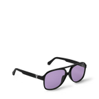 Louis Vuitton Men Pilot Frame Dusty Black Sunglasses