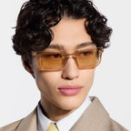 Louis Vuitton Men Z3291U Beige Sunglasses