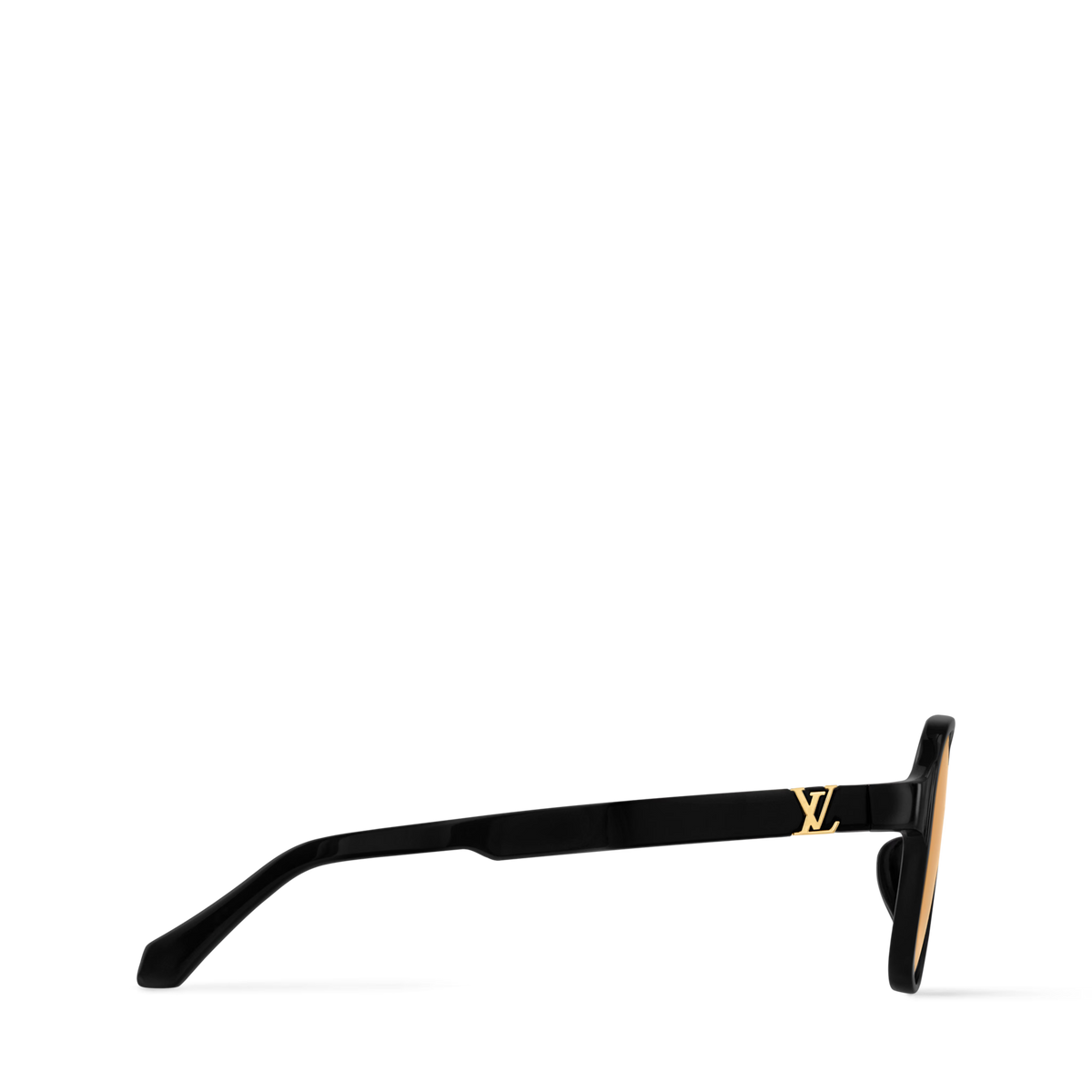 Louis Vuitton Men Pilot Frame Black Sunglasses