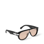 Louis Vuitton Men Mask Frame Shiny Black Sunglasses