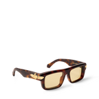 Louis Vuitton Men Square Frame Dark Tortoise Sunglasses