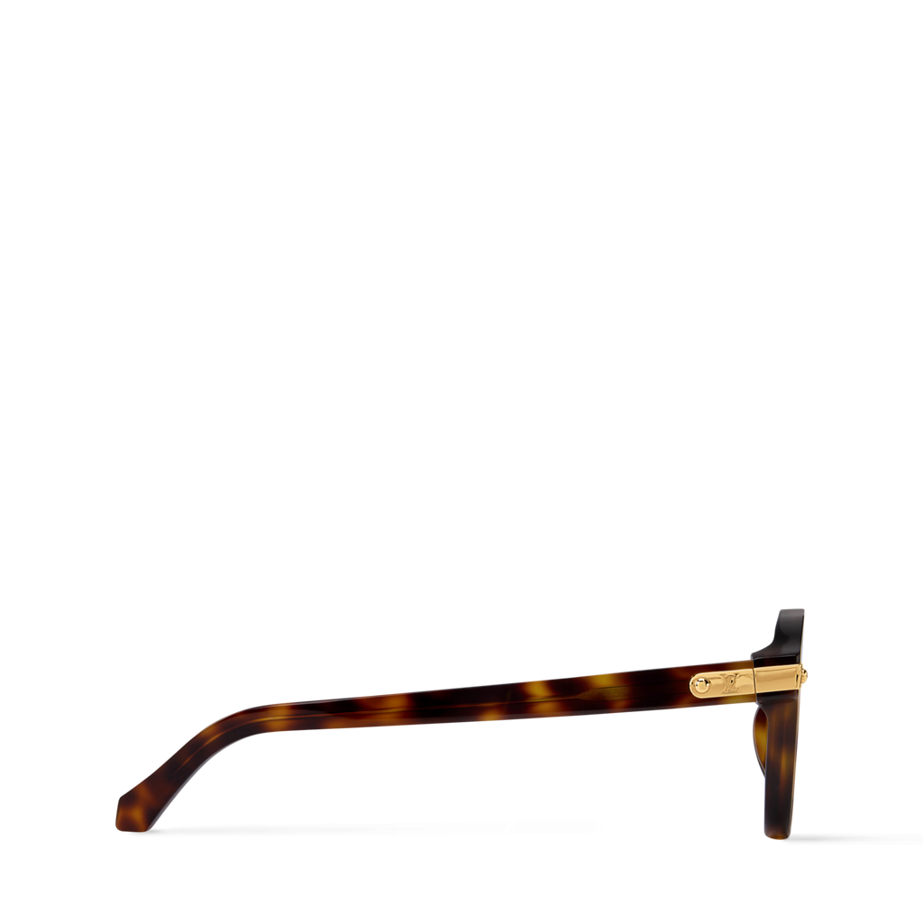 Louis Vuitton Men Aviator Frame Tortoise Sunglasses