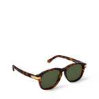 Louis Vuitton Men Aviator Frame Tortoise Sunglasses