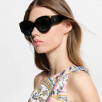 Louis Vuitton Women Cat-Eye Frame Black Sunglasses