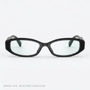 Miu Miu Women MU 06ZV Black Rectangle Optical Glasses