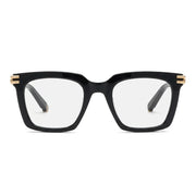 Philipp Plein Men VPP115M 0700 Shiny Black & Gold Eyeglasses